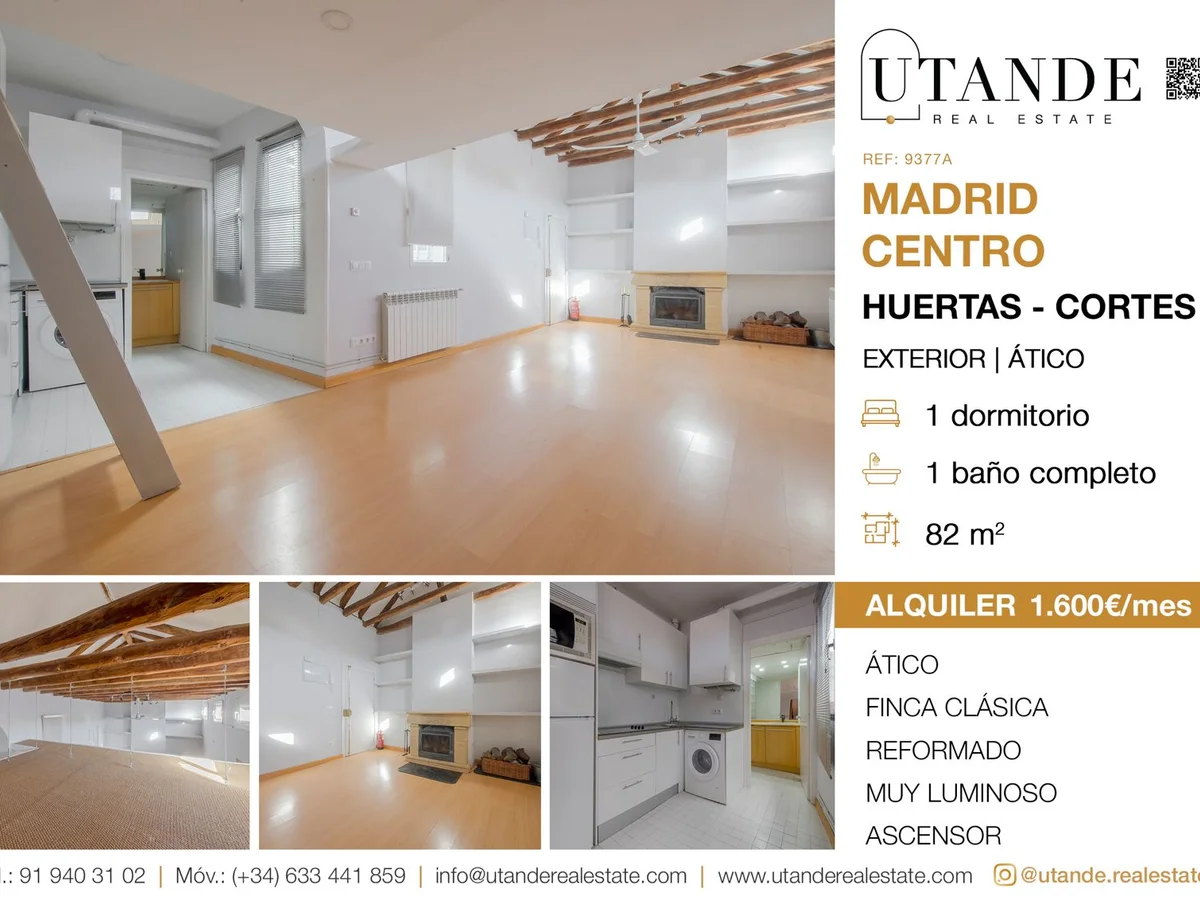 PISO EN ALQUILER EN HUERTAS MADRID