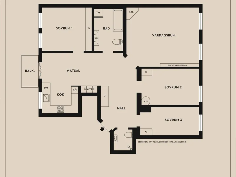 Vegagatan 7, 1.5 floor