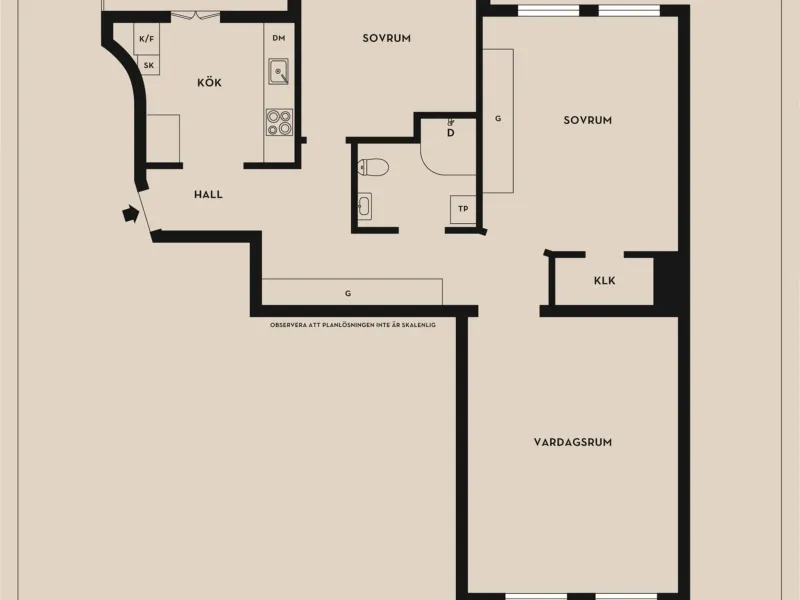 Roslagsgatan 21, 2.5 rooms