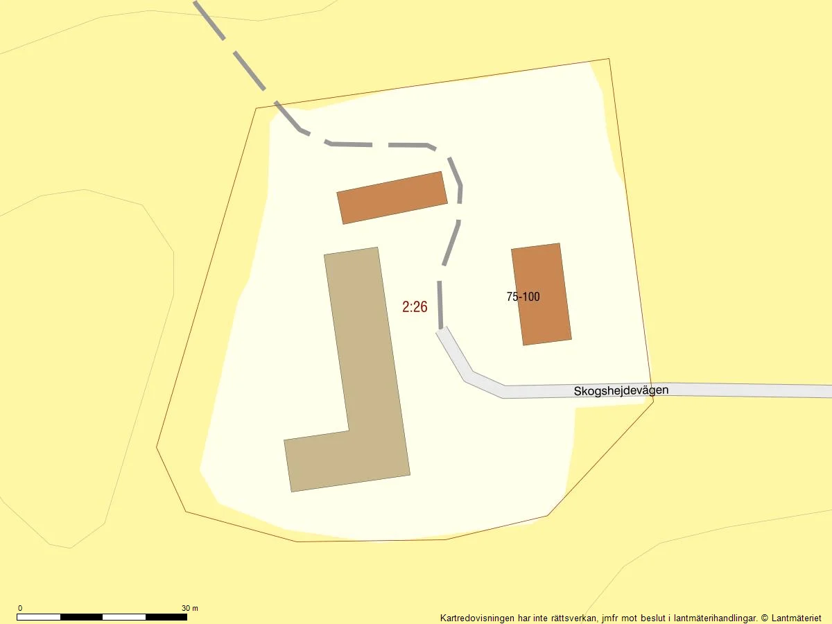 Friliggande villa Skogshejdevägen 75-100, Fyledalen, Ystad