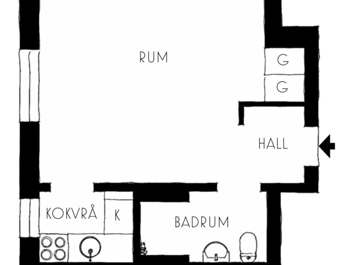 Paternostervägen 28, Hammarbyhöjden - Bostadsrätt på tredje våningen