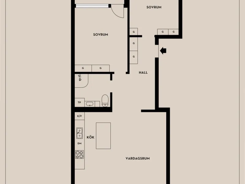 Norrtullsgatan 25B, 1st floor