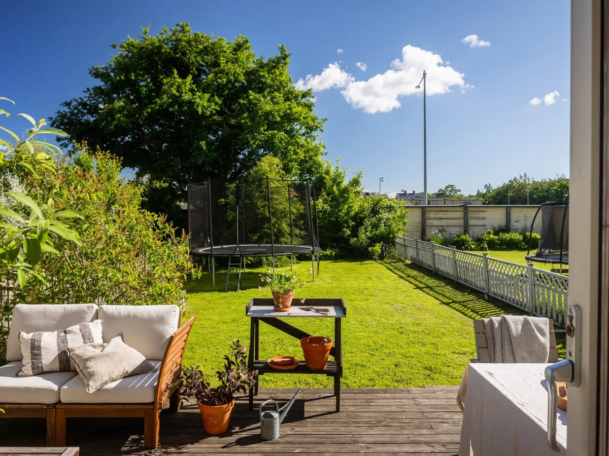 Familjevänligt radhus med härlig insynsskyddad trädgård! | Nansensgatan 62, Centrala Hisingen, Göteborg