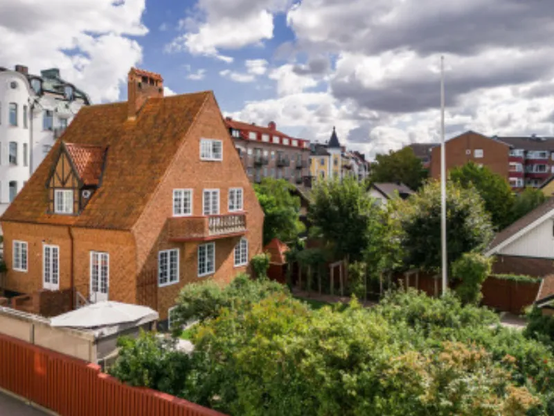 Magnifik 20-tals arkitektur - Karl X Gustavs gata 31, Tågaborg, Helsingborg