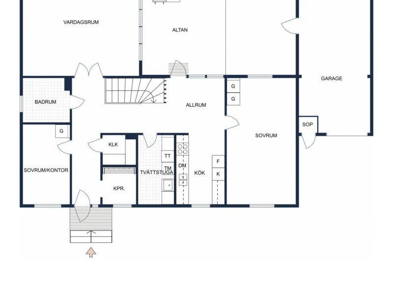 Allmänningsgatan 1B, Storvik | Terraced house | SkandiaMäklarna