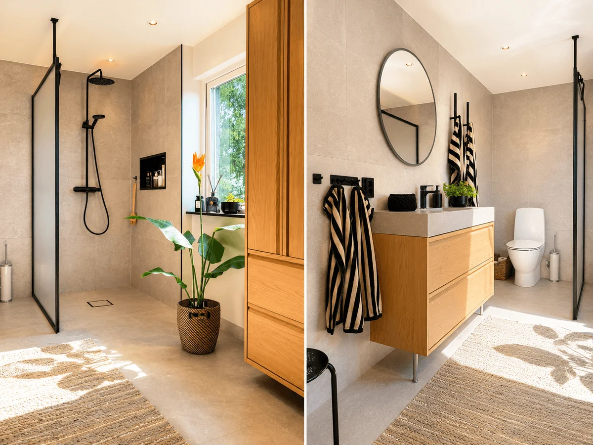 Välplanerad villa med generösa ytor, solceller, pool och växthus
