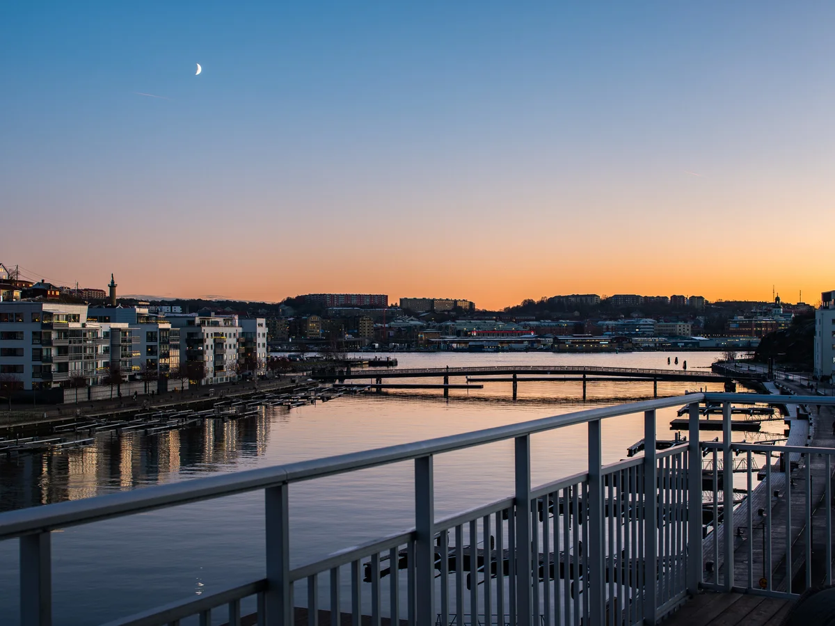 Ångaren Ediths gata 11, Eriksberg — Göteborg, Frontline - Högst upp i huset - Terrass ca 45 kvm