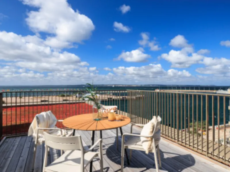 Unique duplex apartment with panoramic views over the Øresund