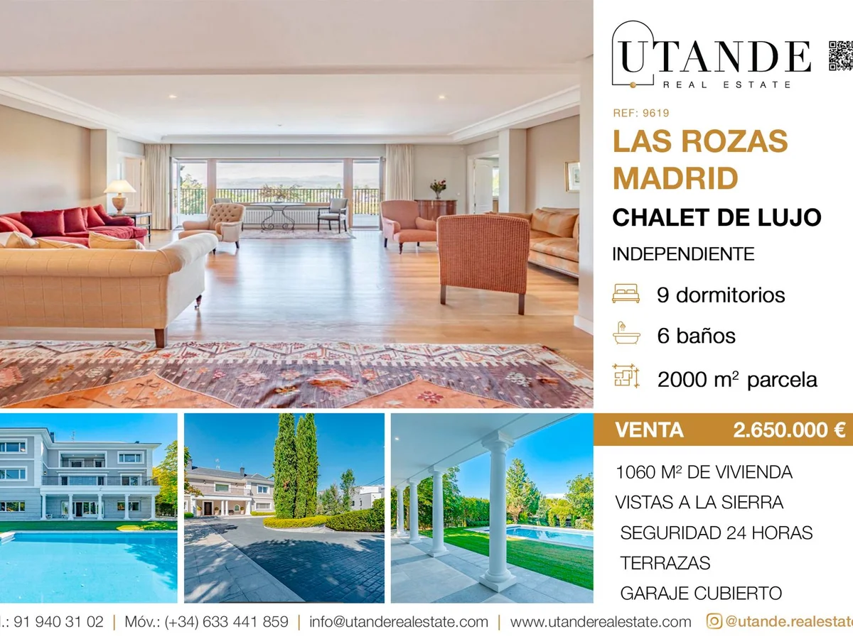 CHALET EN VENTA EN LAS ROZAS
